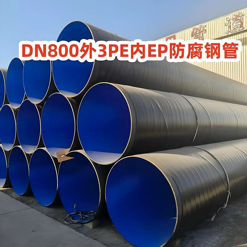 DN800 3PE Coated Spiral Steel Pipe