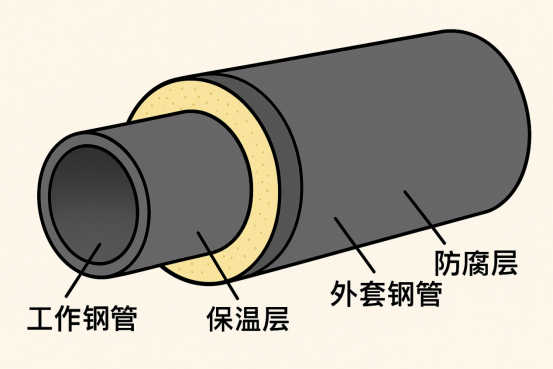Double-Wall Insulated Steel Pipe Double-Wall Insulated Steel Pipe